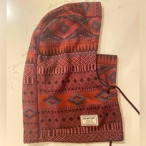 NOT FOR SALE - For Mio only - Burton Burgundy Fleece Lined Balaclava Hood
